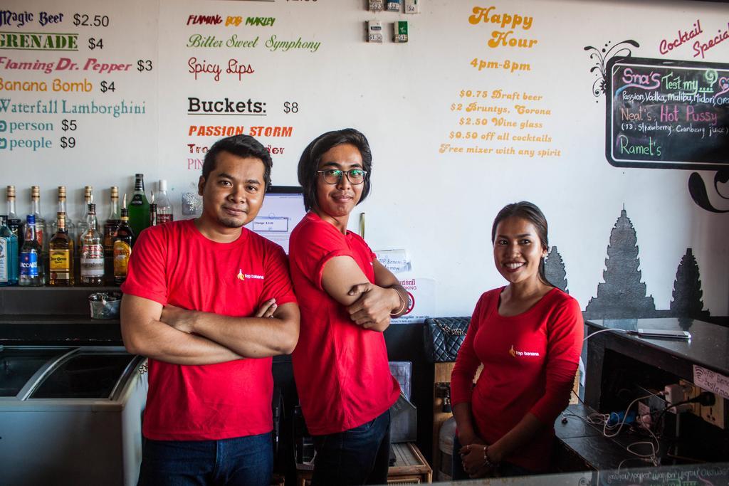 Top Banana Guesthouse & Rooftop Bar Phnom Penh Eksteriør bilde